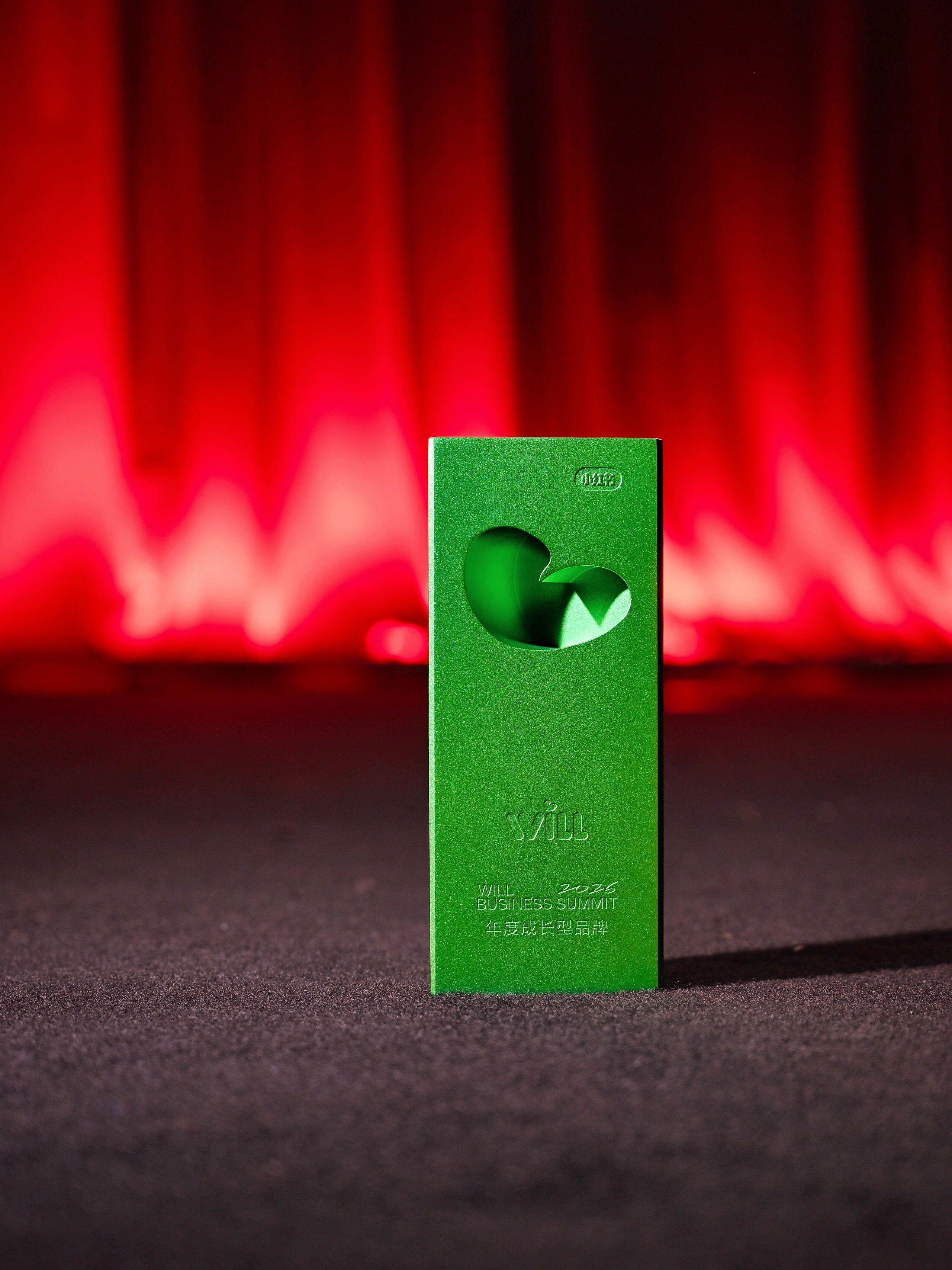 2026小红书WILL商业大会年度成长型品牌奖杯